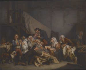 Morte di un vecchio da Jean Baptiste Greuze