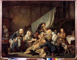 La pietà filiale (Il paralitico soccorso dai suoi figli)
