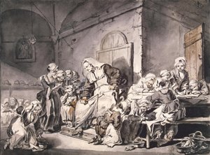 Il maestro di scuola da Jean Baptiste Greuze