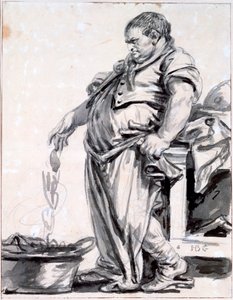 Il macellaio, c1745-1805 da Jean Baptiste Greuze
