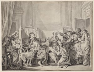 La Figlia Colpevole e Pentita da Jean Baptiste Greuze
