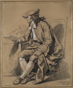 Il notaio: Uno studio per "Il contratto di matrimonio da Jean Baptiste Greuze