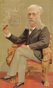 Barone Alphonse de Rothschild, illustrazione da Vanity Fair