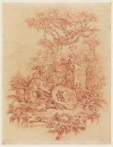 Disegno, Pastorale, 1772 da Jean Baptiste Huet