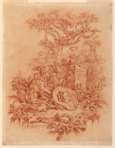 Disegno, Pastorale, 1772 da Jean Baptiste Huet