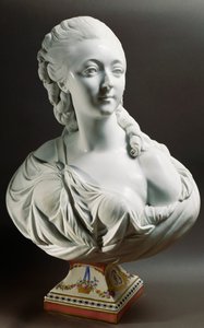 Busto di Marie-Jeanne Becu, Contessa Du Barry (1743-1793) da Jean Baptiste II Lemoyne
