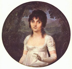 Ritratto di Christine Boyer da Jean Baptiste Isabey