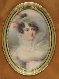 Ritratto di Hortense de Perregaux, Duchessa di Ragusa, 1818 da Jean Baptiste Isabey