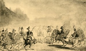 Revue du Quintidi, 1800 o 1801, 1921 da Jean Baptiste Isabey