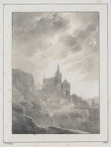 La cattedrale da Jean Baptiste Isabey