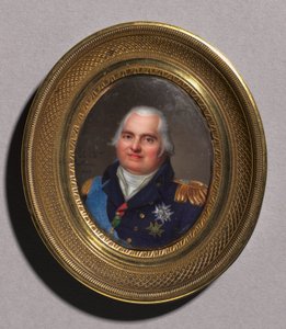 Ritratto di Luigi XVIII, 1822 da Jean Baptiste Jacques Augustin