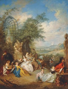 Una Festa Campestre durante la Vendemmia da Jean Baptiste Joseph Pater