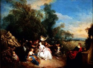 Relax in campagna da Jean Baptiste Joseph Pater
