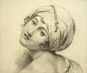 Ritratto di Emma (c.1765-1815) Lady Hamilton da Jean Baptiste Joseph Wicar