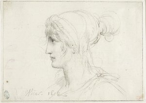 Profilo di una donna da Jean Baptiste Joseph Wicar