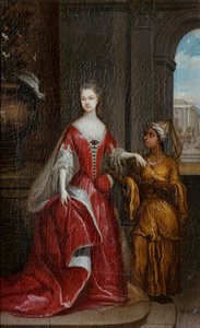Olandese: Elisabeth Savage (1699-1746). Moglie di Federico di Nassau-Zuylensteyn, conte di Rochford Elisabeth Savage (1699-1746). Moglie di Federico di Nassau-Zuylensteyn, conte di Rochford da Jean Baptiste Lantscroon
