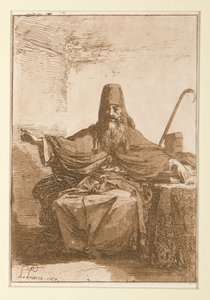 Un prete russo e Testa di un uomo da Jean Baptiste Le Prince