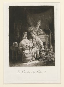 La virtù al cabaret e Il carrettiere e la lattaia da Jean Baptiste Le Prince