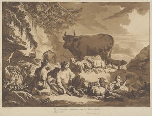Oh quanto potrebbero essere felici i contadini, 1768 da Jean Baptiste Le Prince