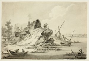 Scena rustica sul mare da Jean Baptiste Le Prince