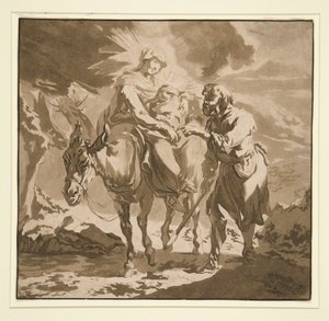 La fuga in Egitto da Jean Baptiste Le Prince