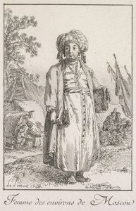 Donna della periferia di Mosca da Jean Baptiste Le Prince