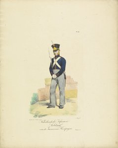 Soldato della Compagnia di guarnigione, 1820-1825