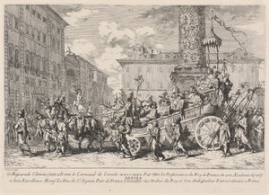 Mascherata cinese fatta a Roma da Jean Baptiste Marie Pierre