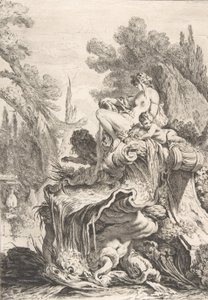La ninfa seduta (dettaglio) da Jean Baptiste Marie Pierre
