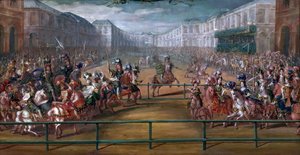 Le pompeux Carrousel des Galantes Amazones des Quatre Parties du monde da Jean Baptiste Martin