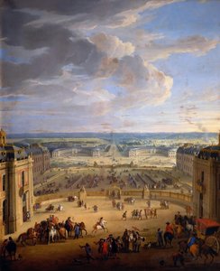 La Grande Scuderia Reale del Castello di Versailles da Jean Baptiste Martin