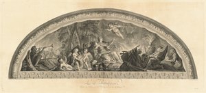 La Germania, centro del Salone della Pace di fronte alla Galleria [pl. 46] da Jean Baptiste Masse