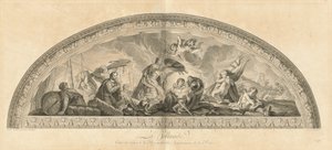 La Hollande Cintre du Salon de la Paix en face des Appartmens de la Reine [pl. 48] da Jean Baptiste Masse