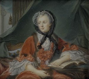 Ritratto di Maria Leszczyńska, Regina di Francia (1703-1768) da Jean Baptiste Masse