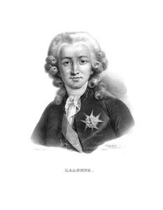 Charles Alexandre de Calonne da Jean Baptiste Mauzaisse