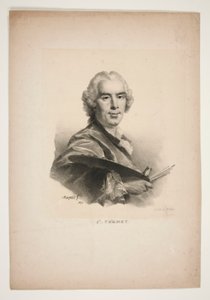Ritratto di Joseph Vernet da Jean Baptiste Mauzaisse