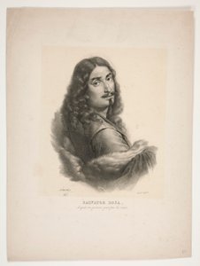 Ritratto di Salvator Rosa da Jean Baptiste Mauzaisse