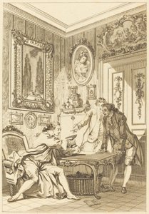 La coppa incantata da Jean Baptiste Michel Dupreel after Jean Honoré Fragonard