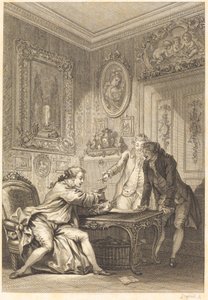 La coppa incantata da Jean Baptiste Michel Dupreel after Jean Honoré Fragonard