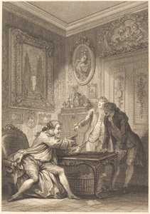 La coppa incantata da Jean Baptiste Michel Dupreel after Jean Honoré Fragonard