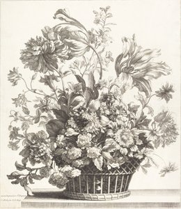 Un Cesto di Fiori Primaverili da Jean Baptiste Monnoyer