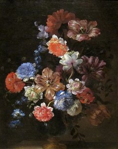 Natura morta di fiori" di Jean-Baptiste Monnoyer, Museo d