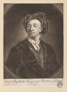Ritratto di Monnoyer da "Le Livre de toutes sortes de fleurs d