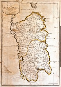 Mappa del Regno di Sardegna (Italia)