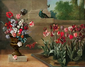 Angolo del giardino di Monsieur de la Bruyère da Jean Baptiste Oudry