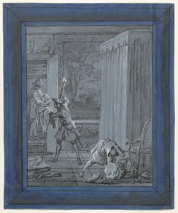 Il marito, la moglie e il ladro da Jean Baptiste Oudry