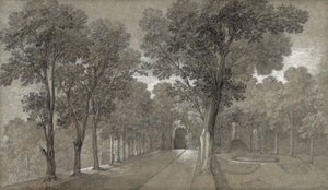 Veduta del parco di Arcueil, 1744 da Jean Baptiste Oudry