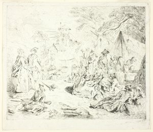 Halte de Soldates da Jean Baptiste Pater
