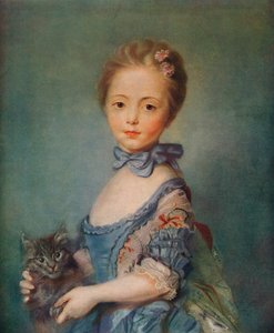 Ragazza con gattino, c1743