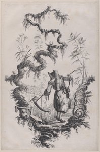 Stampa di ornamento chinoiserie
